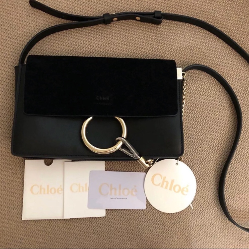 Authentic Chloé Black Faye crossbody Bag NO TRADES